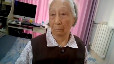 Old Chinese Granny Gets Fucked