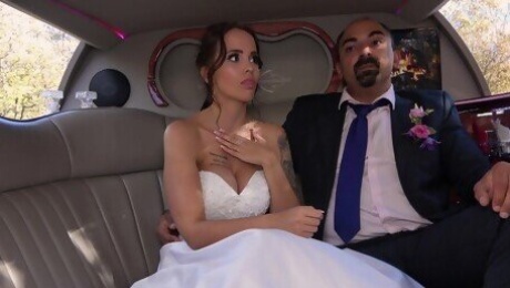 Latina bride fucks with her father-in-law before the wedding ceremony