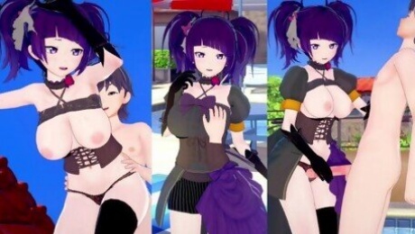 [Hentai Game Koikatsu! ]Have sex with Big tits Idol Master Mamimi Tanaka.3DCG Erotic Anime Video.